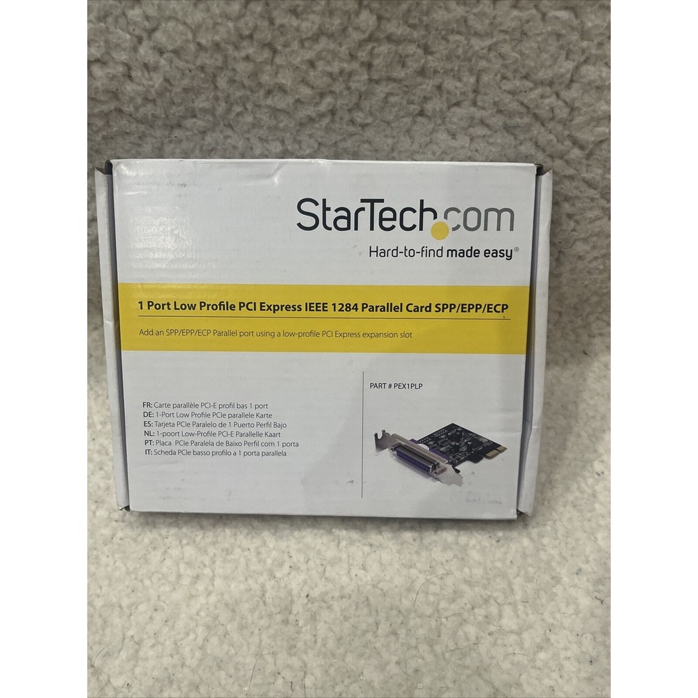 StarTech Low Profile‎ 1-Port PCI Express 1284 Card # PEX 1PLP